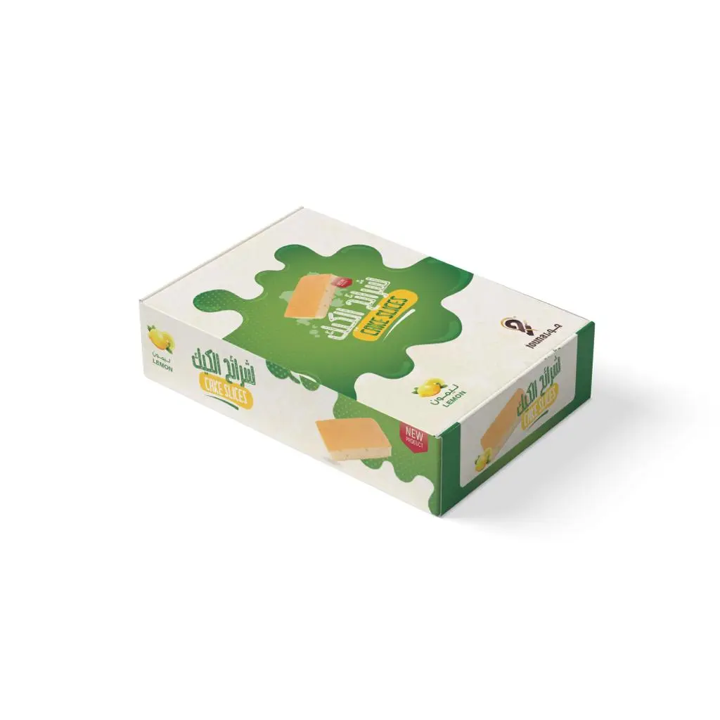 Lemon Flavor Cake Slices Box